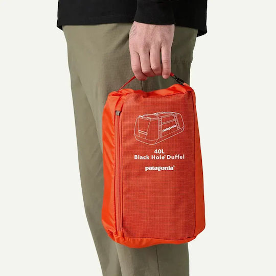 Patagonia Σακ Βουαγιάζ 40lt Μαύρο Υφασμάτινο