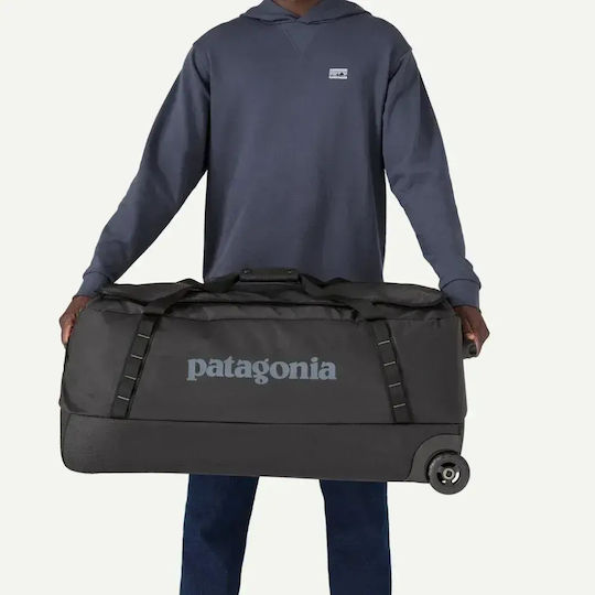 Patagonia Geantă voiaj 100lt Neagră cu Roți din Material Textil