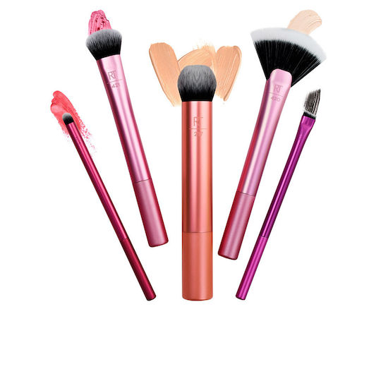 Real Techniques Σετ με Πινέλα Μακιγιάζ για Highlighter 5τμχ