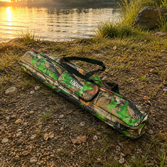 Lange Angelrutenkoffer Camouflage 190 Cm
