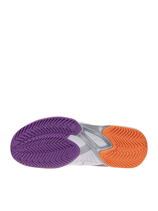Mizuno Wave Exceed Pantofi de tenis pentru femei albi Mizuno Wave Exceed Pantofi de tenis pentru femei albi