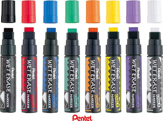 Pentel Маркер Зелен Liquid Chalk за Порцелан и Стъкло