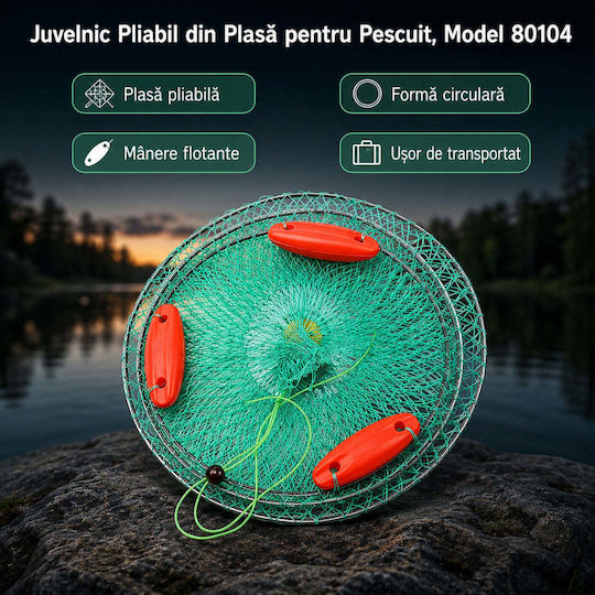 Plasă Pliabilă Pentru Păstrarea Peștilor Model 80104