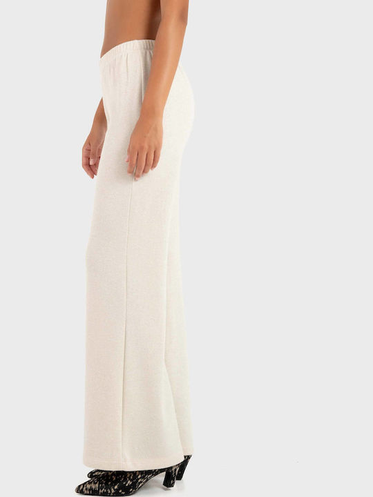 Women's Pantaloons with Elastic Ecru