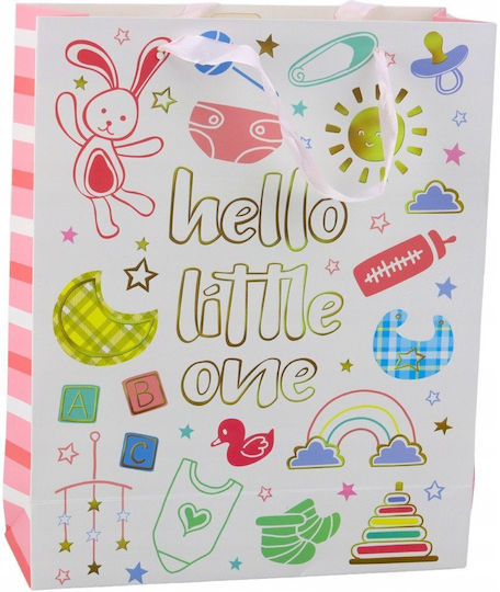 Lean Toys Hello Little One Τσάντα Λευκή