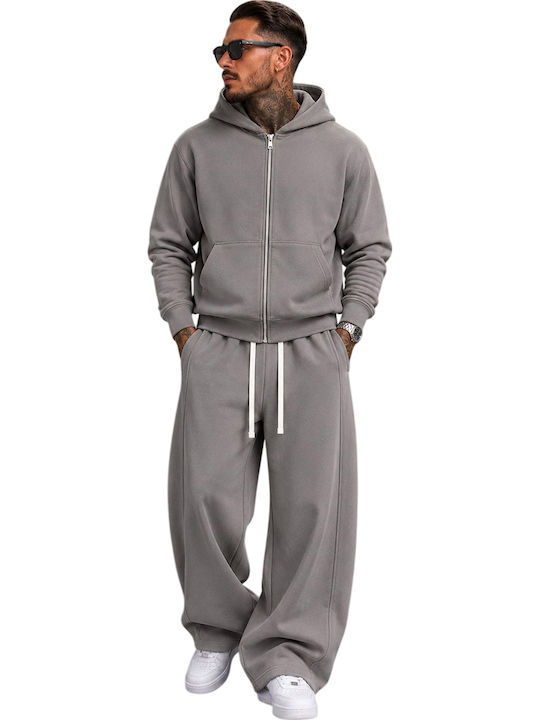 Hooded Cardigan Grey