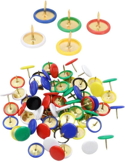Lean Set Colored Pins Flat Head 90 Pieces