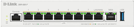 D-Link DBR-600-P/B Router cu 8 Porturi 2.5 Gigabit
