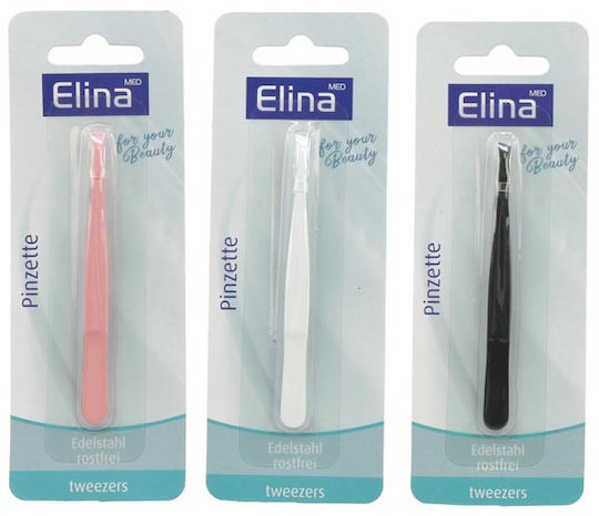 Elina Med Edelstahl Pinzetten für Augenbrauen 8,5cm
