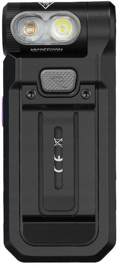 Fenix Rechargeable LED UV Flashlight with Maximum Brightness 150lm