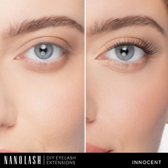 False Set Βλεφαρίδων Nanolash Innocent 5 Τεμάχια