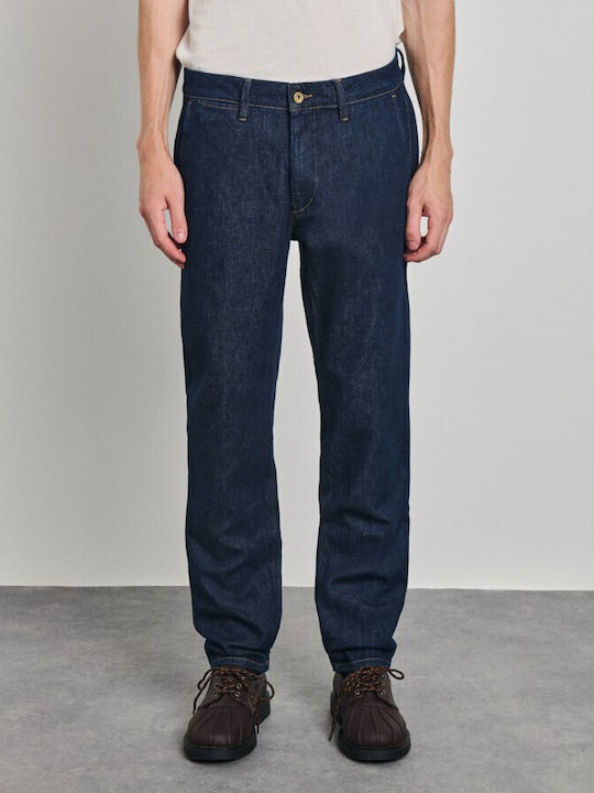 Culton Herren Jeanshosen Gekürztes Blau