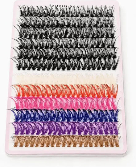Set Gene False Multicolore Cat Eye 240 Bucăți