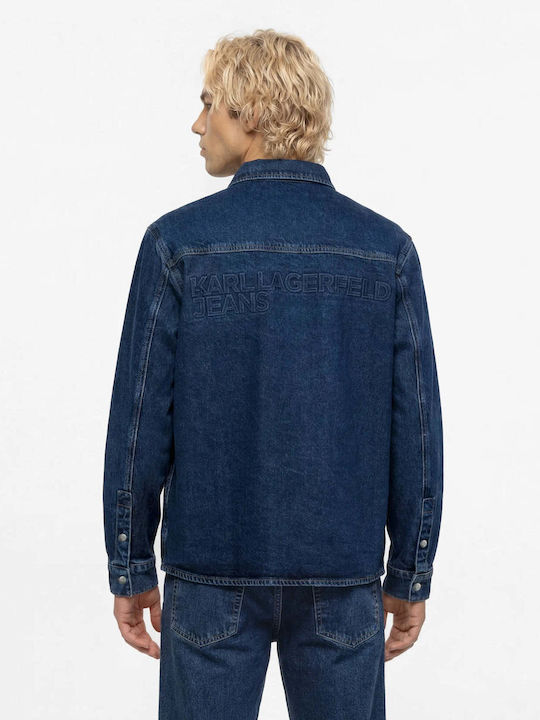 Karl Lagerfeld Camasa Denim Regular Fit Albastru Karl Lagerfeld Camasa Denim Regular Fit Albastru