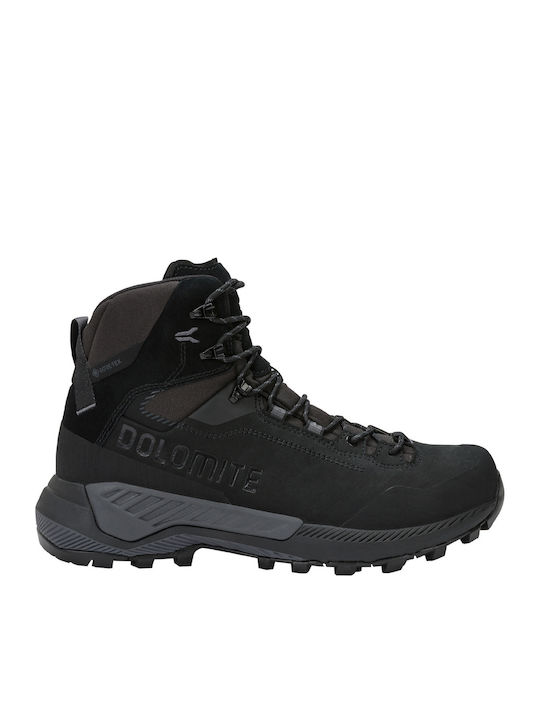Dolomite Men's Hiking Boots Waterproof with Gore-Tex Membrane Black Dolomite Men's Hiking Boots Waterproof with Gore-Tex Membrane Black