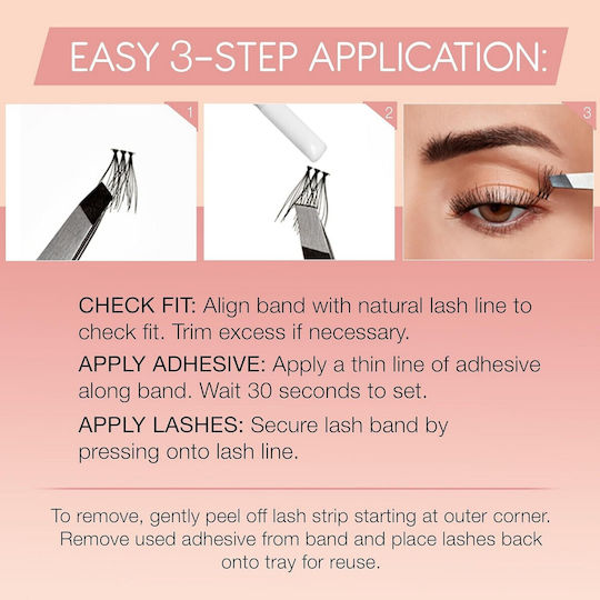 Ardell Naked My Way Lashes 421 Βλεφαρίδες Black 8τμχ