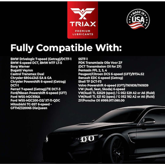 Triax Ulei De Transmisie Auto Pentru Cutie De Viteze Manuală Și Cutie Cu Dublu Ambreiaj 4.73lt
