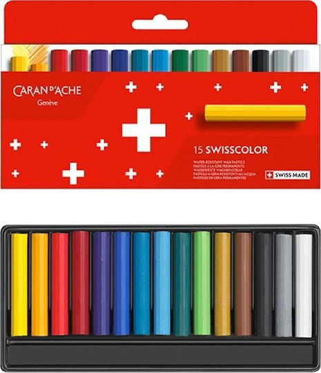 Caran D'ache Swisscolor Buntstifte Papierverpackung 15 Stück