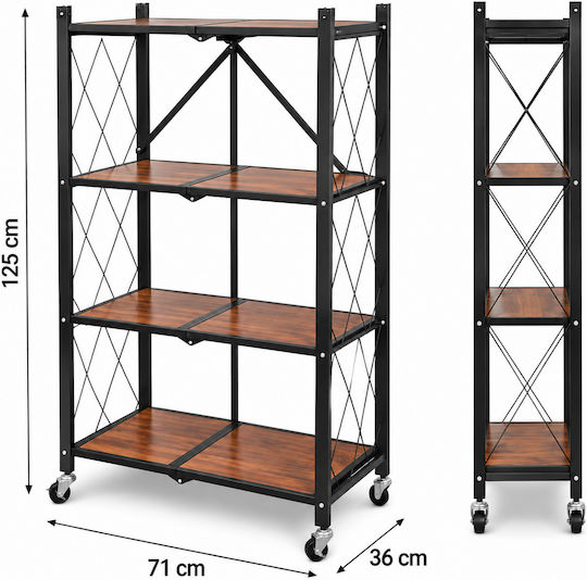 Βιβλιοθήκη Ξύλινης Όψης 71x36x125εκ. Βιβλιοθήκη Ξύλινης Όψης 71x36x125εκ.