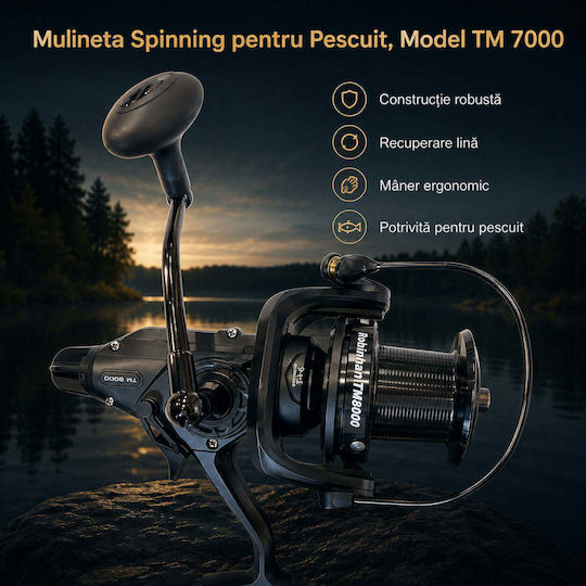 7000 Mulinetă de pescuit pentru Spinning