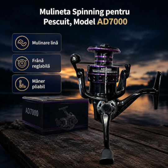 Mulinetă de pescuit pentru Spinning