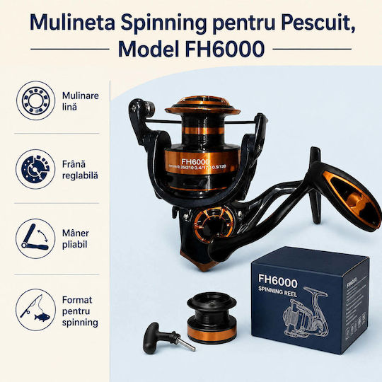 Mulinetă de pescuit pentru Spinning