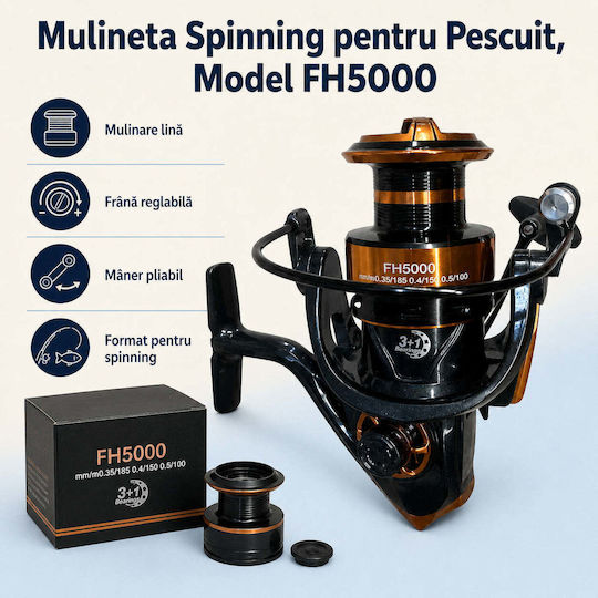 Mulinetă de pescuit pentru Spinning