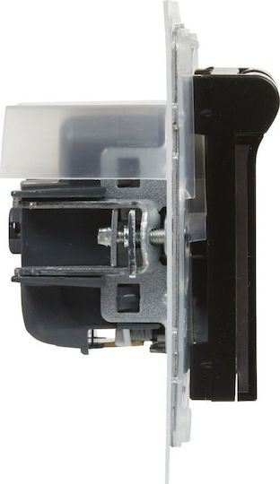 Legrand Suno Einzeln Steckdose Wasserdicht mit Deckel Schwarze