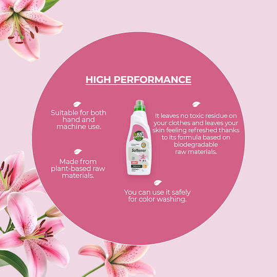 Just Green Organic Softener Μαλακτικό 1lt