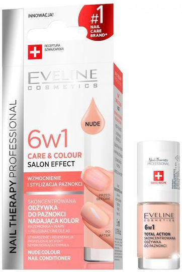 Eveline 6w1 Tratament De Îngrijire Și Culoare Nude 5ml