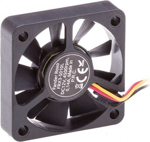 Fander Roxo 5010L Вентилатор за кутия (4500rpm / 12.8cfm) Без LED Осветление и Свързване 3-Pin