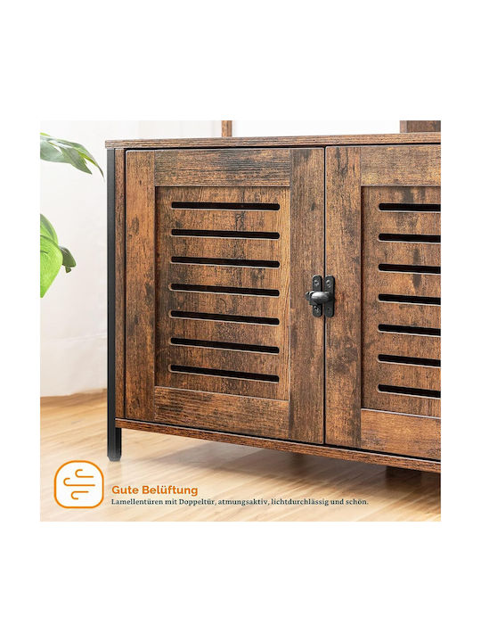 Hoobro Ονυχοδρόμιο Γατόδεντρο Καφέ 70x48x132εκ.