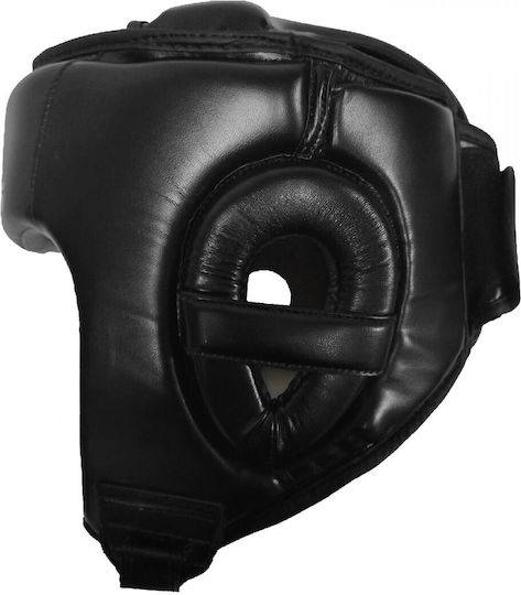 Olympus Sport Boxhelm Für Erwachsene Offener Gesicht Von Synthetischem Leder Schwarz
