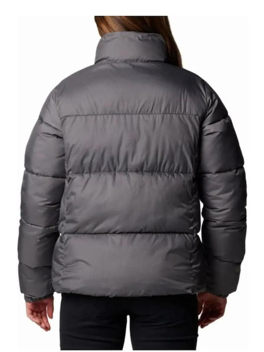 Puffect Ii Short Women's Puffer Jacket For Winter Grey
