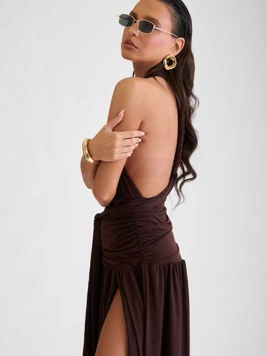 Maxi Dress Dark Brown