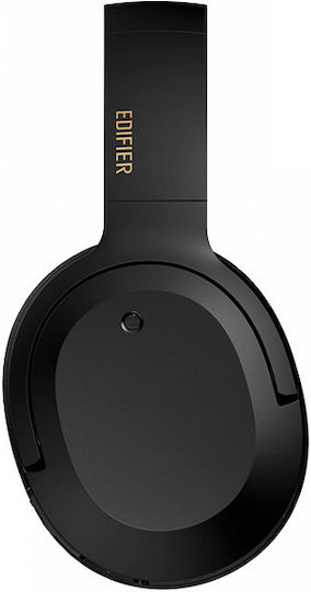 Edifier W820NB Plus V2.0 Kabellose / Verkabelte Over Ear Kopfhörer mit 49 Stunden Wiedergabezeit Schwarz