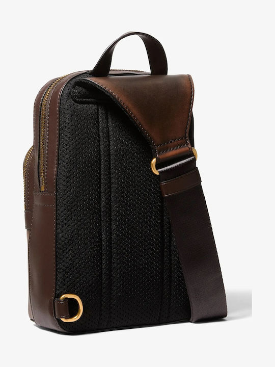 Leder Herren Sling Braun