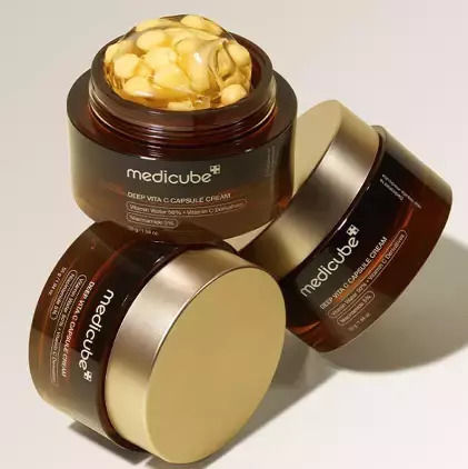 Medicube Deep Vita C Capsule Light 24h Cream Face Day 55gr