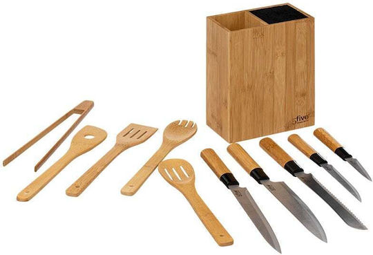5Five General Use Knives Made of Stainless Steel 11 Pieces