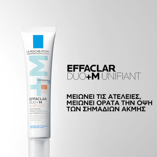 La Roche Posay Effaclar Duo+M Unifiant Medium 24h Cream Face Day Tinted 40ml