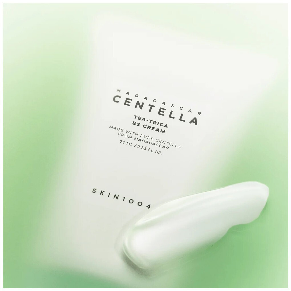Skin1004 Madagascar Centella Tea-trica B5 Ενυδατική Κρέμα Προσώπου με Υαλουρονικό Οξύ & Νιασιναμίδη 75ml