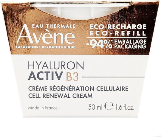 Eau Thermale Avène Hyaluron Activ B3 Nachfüllen 24-Stunden Anti-Aging Gesichtscreme mit Hyaluronsäure & Niacinamid 50ml
