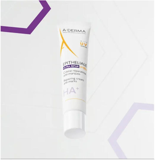 A-Derma Epitheliale Ultra Repair Creme Gesicht Tag mit SPF50 40ml
