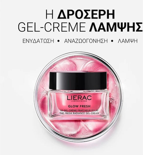 Lierac Glow Fresh The Fresh Radiance Refill Gel-Cream Face Moisturiser with Hyaluronic Acid 50ml