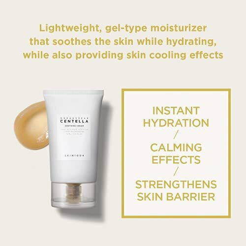 Skin1004 Madagascar Centella Light Cream Face Day with Ceramides & Centella Asiatica 75ml