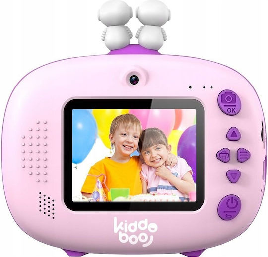 Atmosphera P83 Cameră Foto Pentru Copii 20MP cu Imprimare Termică Zoom Optic 8.5x Roz