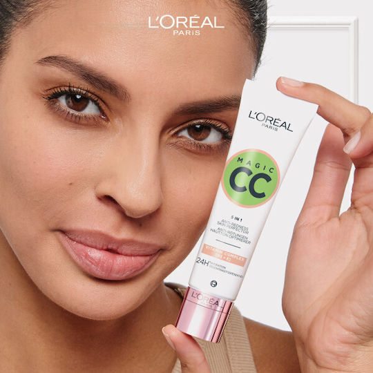 L'Oreal Paris C'est Magic CC 24-часов Дневен Крем за Лице с SPF20 за Хидратация, Несъвършенства по Кожата и Зачервяване 30ml