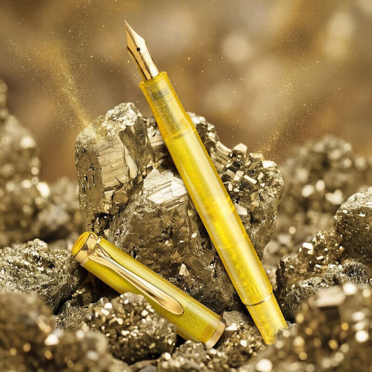 Pelikan Classic M200 Set Füllfederhalter Broad Gold aus Stahl