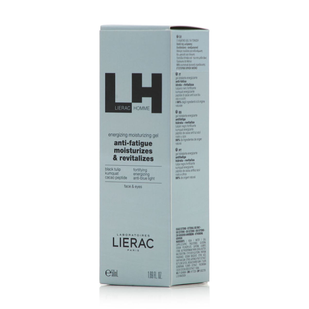 Lierac Homme Ενυδατικό Ανδρικό Gel Προσώπου με Πεπτίδια 50ml