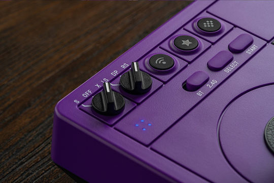 8Bitdo Arcade Stick 2.4G Controller Pc & Ns Purple